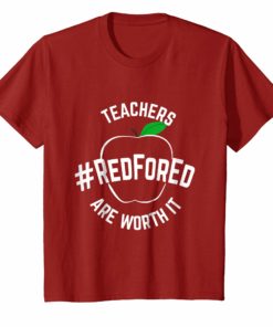 Teacher Support Red for Ed T-Shirt