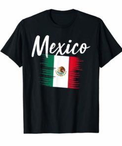 Team Mexico Shirt Vintage Mexican Flag Sports Player Gifts