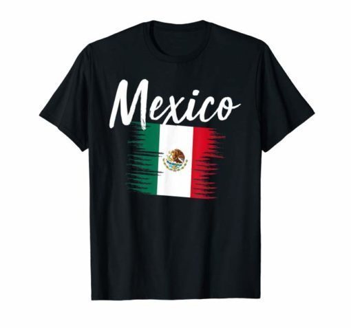 Team Mexico Shirt Vintage Mexican Flag Sports Player Gifts