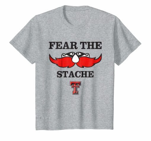 Texas Tech Red Raiders Fear The Stache T-Shirt