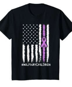 USA American Flag Shirt For The Month Of The Military Child