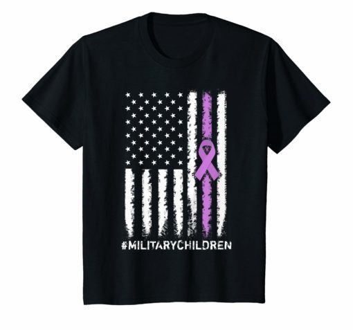 USA American Flag Shirt For The Month Of The Military Child