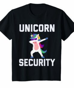 Unicorn Security Funny Gift T-Shirt