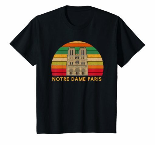 Vintage Notre Dame Paris France T-shirt