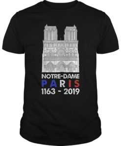 Vintage Paris France City Notre-Dame Cathedral Gift TShirt
