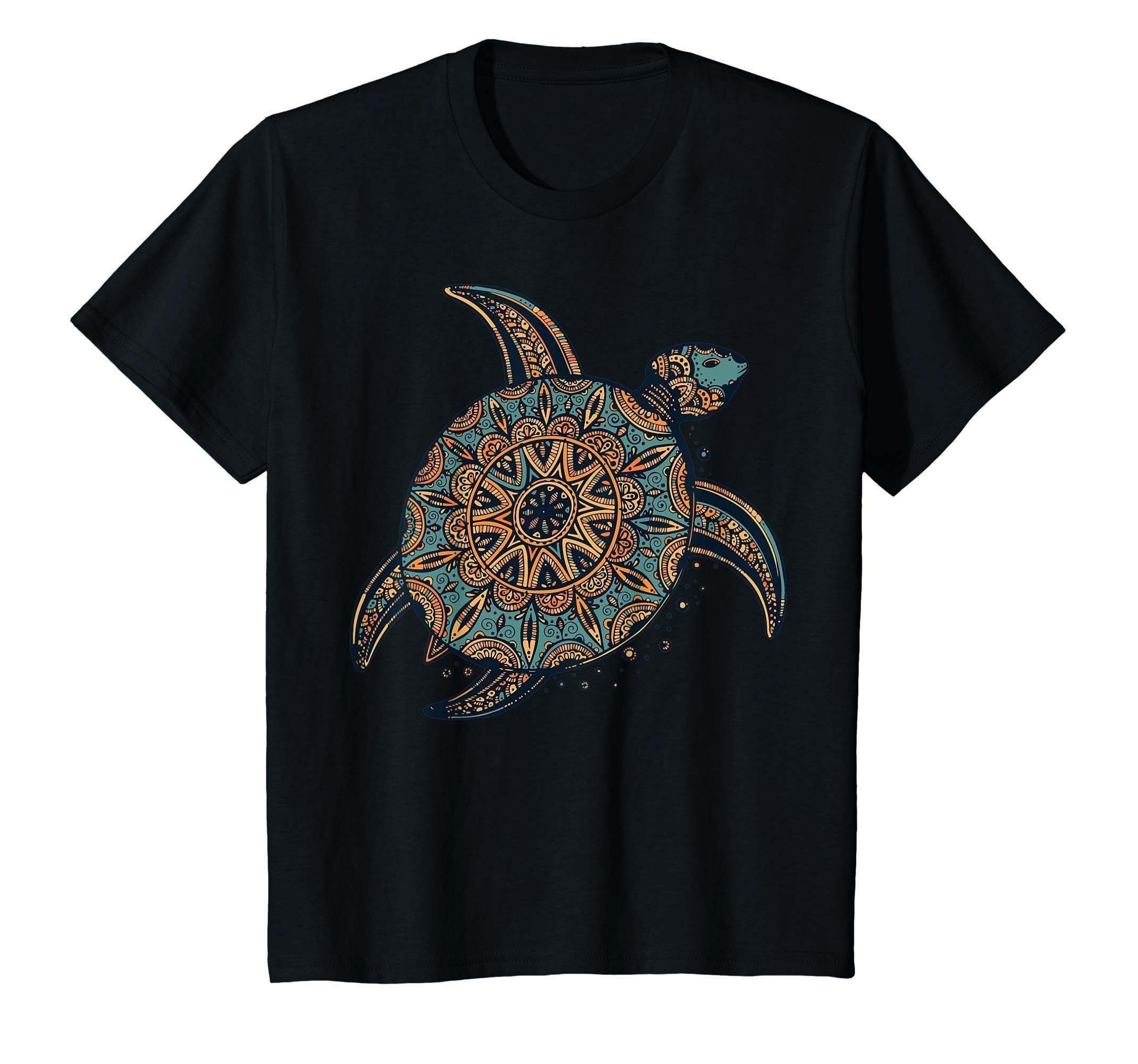 Vintage Tribal Hawaiian Sea Turtle T-shirt - OrderQuilt.com