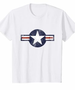 Vintage U.S. Air Force T-Shirt Original USAF Logo Gift Tee