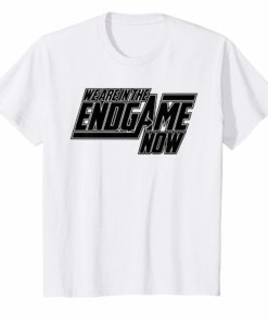 We Are In The Endgame Now Superhero Themed TShirt