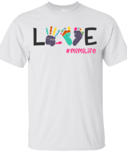 Woman Mom Love Mimi Life #mimilife Youth Kids T-Shirt