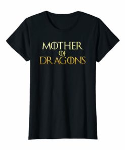 Womens Dragon Tshirt Mother Tee Shirt Gift For Mom Mommy Mama