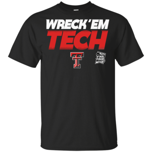 Wreck’Em Tech Texas Final Four Basketball 2019 Youth Kids T-Shirt