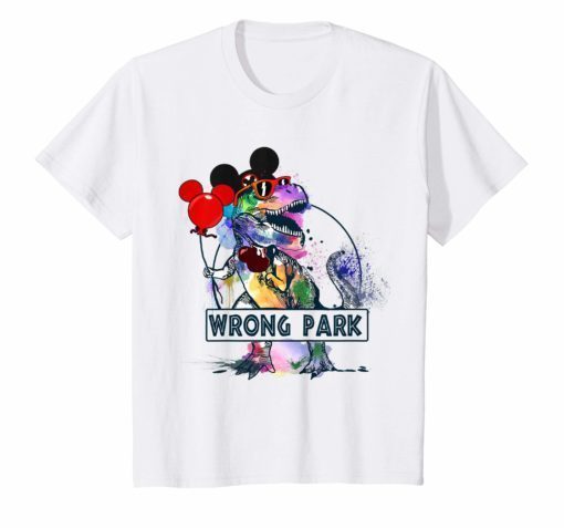 Wrong Park T shirt Gift For Saurus Lovers