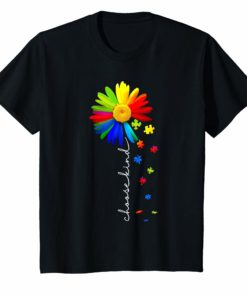 choose kind Autism awareness daisy flower shirt warrior