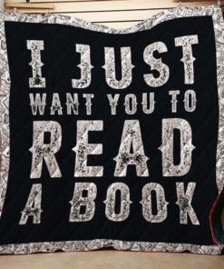 I JUST WANT YOU TO READ A BOOK QUILT