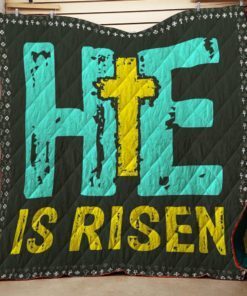 He Is Risen Quilt Christian Happy Easter Jesus Quilt