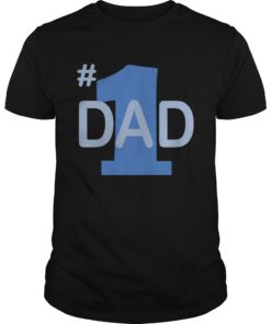 #1 Dad Number One Father's Day Vintage Style TShirt