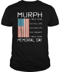2019 Memorial Day Murph Challenge USA Patriotic WOD Workout T-Shirt