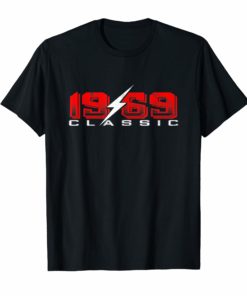 50th Birthday Gift T Shirt 1969 Classic Rock Legend