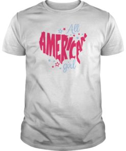 All American Girl Patriotic July 4th Fun Unisex T-Shirt