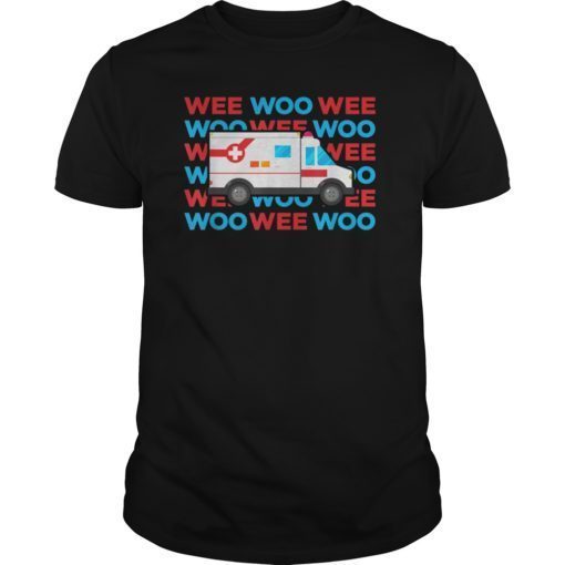 Ambulance EMT Paramedic for Kids Wee Woo Emergency T-Shirt