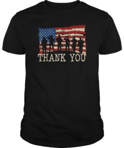 American Flag TShirts Thank you Veterans