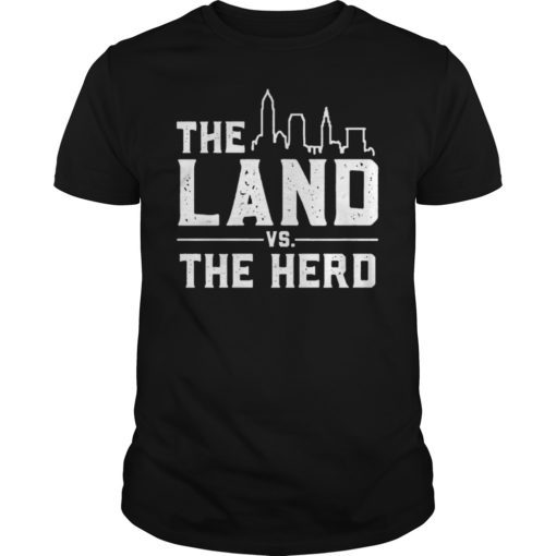 Baker Mayfield The Land vs The Herd Tee Shirt