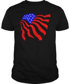 Beer American Flag Gift T-Shirt 4th of July Men Women Merica USA