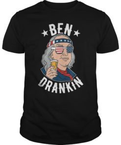 Ben Drankin 4th of July Funny Benjamin Franklin T-Shirt