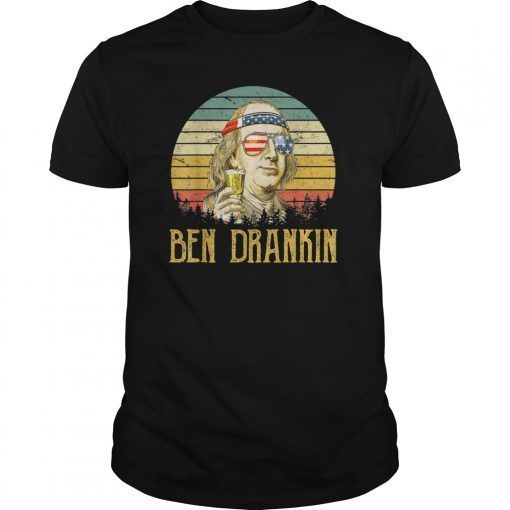 Ben Drankin 4th of July Vintage T -Shirt T-Shirt