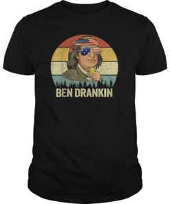 Ben Drankin 4th of July Vintage Tshirt T-Shirt