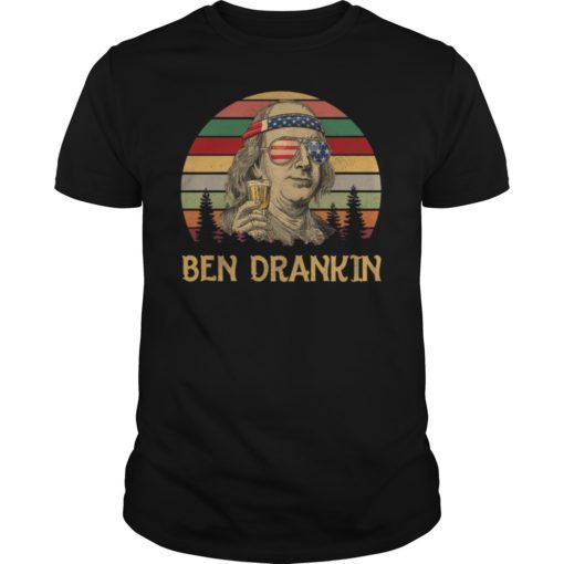 Ben Drankin Shirt 4th July Independence Day Party T-Shirt