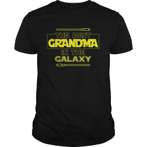 Best Grandma in The Galaxy Mother's Day T Shirt Star Grandma