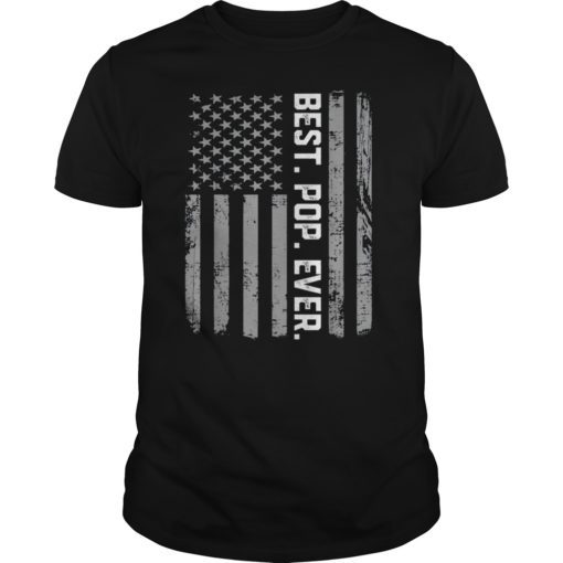 Best Pop Ever Vintage American Flag T Shirt