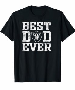 Best Raiders Dad Ever For Father's Day Gift Tee Shirt