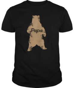 Big Papa Bear Dad T Shirt T-Shirts