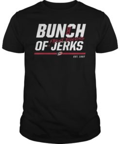 Carolina Hurricanes Bunch Of Jerks Front Running T-Shirt