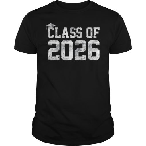 Class Of 2026 T-Shirt Graduation Kindergarten Back To School