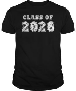Class of 2026 Distressed Back To School T-Shirt