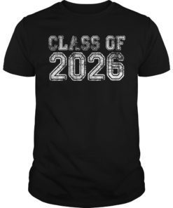 Class of 2026 Grow with Me Graduation Year T-Shirt
