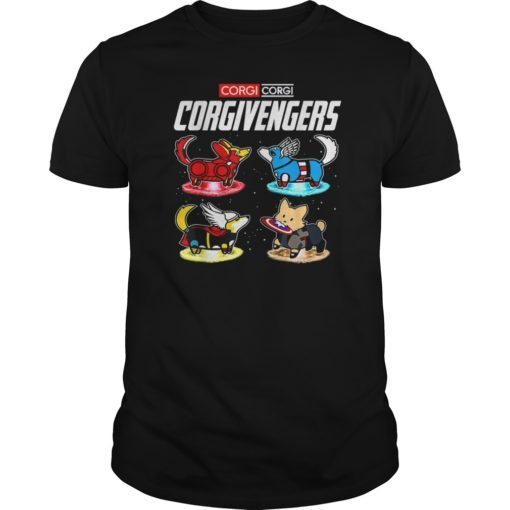 Corgi Dog Lovers Gift Corgivengers T-Shirt