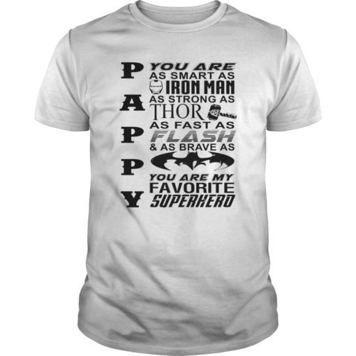 DAD You Are My Favorite Superhero Gift Tee Shirts