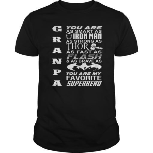DAD You Are My Favorite Superhero T-Shirts