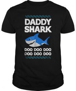 Daddy Shark Doo Doo Doo T-Shirt father's day Gift