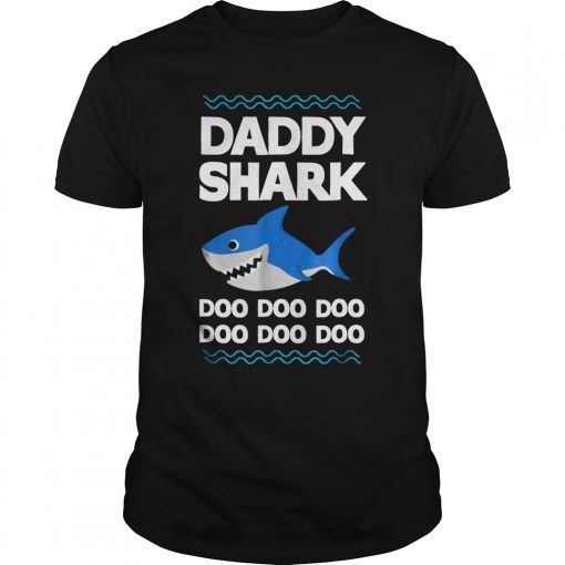 Daddy Shark Doo Doo Doo T-Shirt father's day Gift