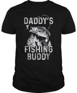 Daddy's Fishing Buddy Shirt Fisherman Fishing With Dad