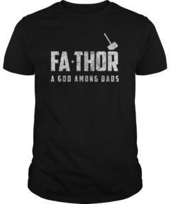 Fa-Thor Like A Dad But Way Cooler Funny Viking Dad T-Shirt