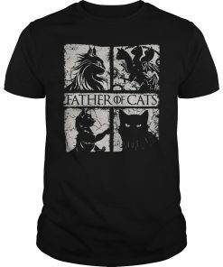 Father of Cat Lovers Cat Dad Gift T-Shirt
