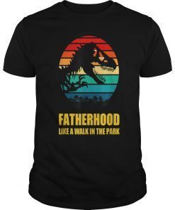 Fatherhood Like A Walk In The Park Tee Shirts