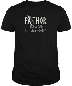 Fathor Tshirts for Men Father's Day Gift Viking Fathor Hero T-Shirt