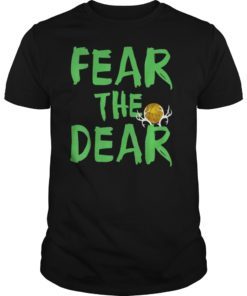 Fear Deer For Milwaukee Basketball Bucks Fans T-Shirt